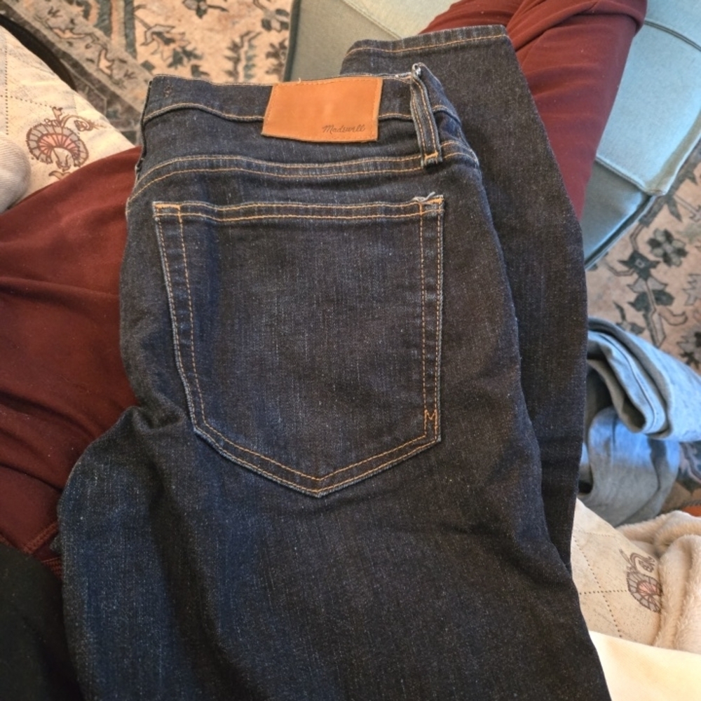 Madewell Skinny Authentic Flex Rinse Wash Preppy Stretch Designer 30x30